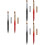 6 Pcs Double-Ended Lip And Concealer Brush Portable Retractable 9
