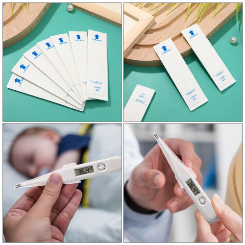 150 Pcs Paper Thermometer Disposable For Clinic 2