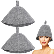 8 Sztuk Czapka Saunowa Z Filcu Do Ochrony Głowy Kąpieli