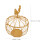 Metal Wire Egg Basket With Handle For Chicken And Duck Eggs 2