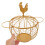 Metal Wire Egg Basket With Handle For Chicken And Duck Eggs 4