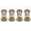 4Pcs Copper Door Viewer Peephole For Front Door Security 6