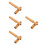 4Pcs Bamboo Document Storage Tube Portable Waterproof 5