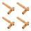 4Pcs Bamboo Document Storage Tube Portable Waterproof 7