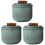 3 Sets Ceramic Tea Set Portable For Outdoor And Matcha Use 2