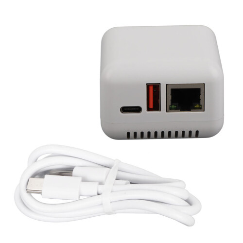 Efficient Image Printing USB 2.0 Print Server with 100-240V UK Plug 1
