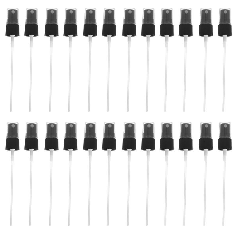 Happyyami 220 Pcs Portable Spray Bottle Pump Perfume Mist Sprayer Replacement Black
