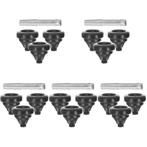 5 Sets Trumpet Metal Mouthpiece Mute Accessory 1