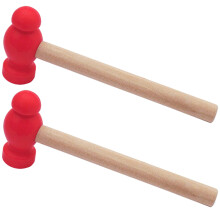 4Pièces Marteaux En Bois Sécurisés Pour Enfants Jouets D'apprentissage