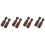 8 Pcs Wood Pestle Replacement For Kitchen Spices Grinding 4