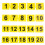 80 Pcs Double Sided Table Numbers 1 To 20 V Shaped Reusable 1