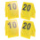80 Pcs Double Sided Table Numbers 1 To 20 V Shaped Reusable 11