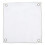 2 Pcs Fire Resistance Blanket Heat Resistant Tableware Mat White 11