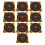 10PCS Bright Fluorescent Archery Targets Self-Adhesive for Easy Setup 16