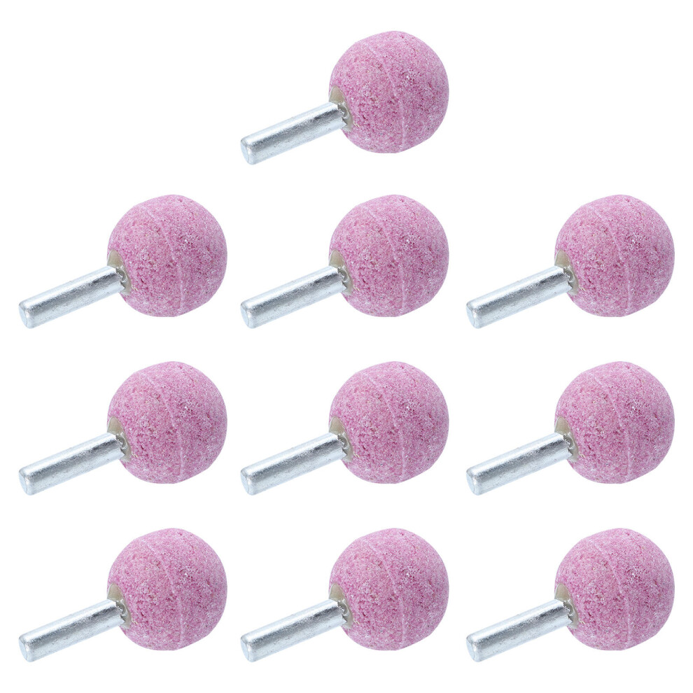 20 Pcs Spherical Grinding Heads Corundum Wheel Practical 031514424389