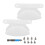 10 Pcs Heavy Duty Caravan Door Retainers Replacement Rv Stop Holders 1