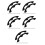 15 Pcs Snowboard Edge Guard Arc Shaped Deck Bumper For Ski Protection 10