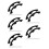 15 Pcs Snowboard Edge Guard Arc Shaped Deck Bumper For Ski Protection 6