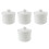 4Pcs Lidded Ceramic Soup Bowl Steaming Pot Steamed Egg Cup 5