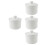 4Pcs Lidded Ceramic Soup Bowl Steaming Pot Steamed Egg Cup 8