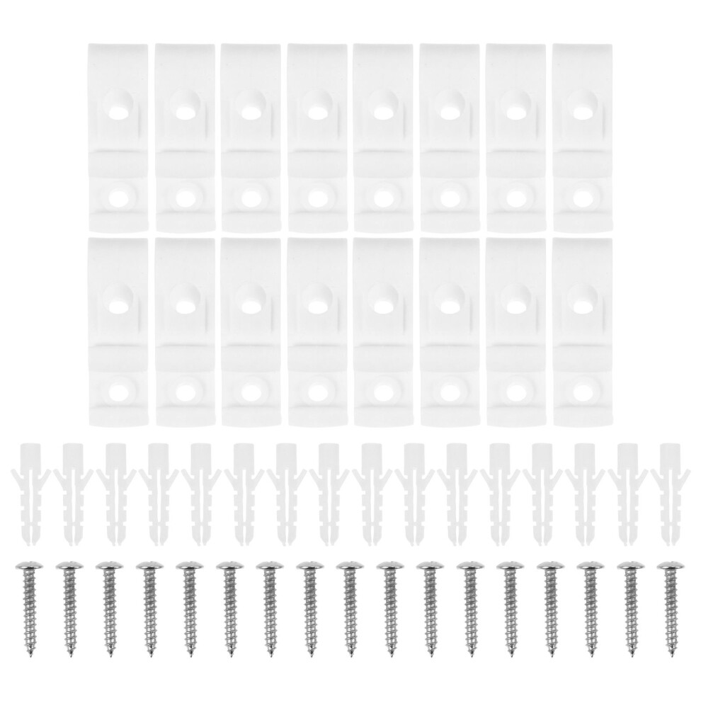 48 Sets Blind Roller Fixing P Clip Vertical Roman Roller Hook-image-OPC-PKWTHMX-NEW