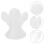 60 Pcs Polystyrene Foams Diy Crafts Cake Painting Models 11