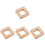 4Pcs Scarf Hats Knitting Handicraft Weaving Tool Diy 4