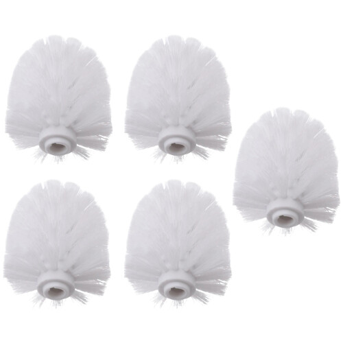 10 Pcs Plastic Toilet Brush Replacement Heads For Cleaning 2