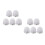 10 Pcs Plastic Toilet Brush Replacement Heads For Cleaning 9
