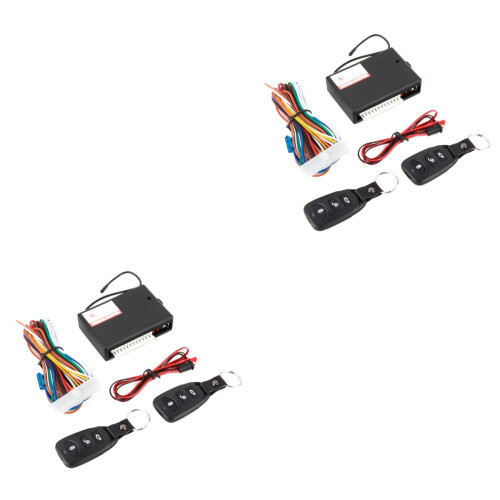 2Pcs Universal Car Central Lock Kit Door Locking Alarms 2