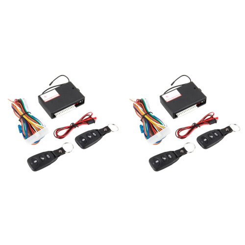 2Pcs Universal Car Central Lock Kit Door Locking Alarms 1