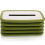 Compacte Siliconen Tissue Houder Vouwbaar En Wasbaar Groen 3