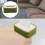 Compacte Siliconen Tissue Houder Vouwbaar En Wasbaar Groen 7