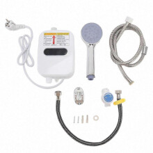 3500W Electric Tankless Water Heater with HD Touch Screen for Home Dorm EU 220V Instant Hot Shower