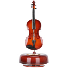 Rotierende Violine Form Spieluhr Musikinstrument