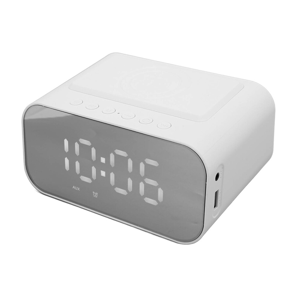 15W Wireless Charging Bluetooth Speaker With Fm Radio, 2000Mah, White 4631351891342