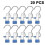 (Sky Blue) 20 Pcs Boot Hanger Clips,laundry Hook Hanging Stainless Steel 1