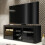 Creative Furniture TV Unit 145cm - Black Gloss Doors 1