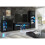 Creative Furniture TV Unit 145cm - Black Gloss Doors 6