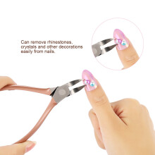 Manicure Tools Rose Gold Nail Rhinestone Picker and Remover Set