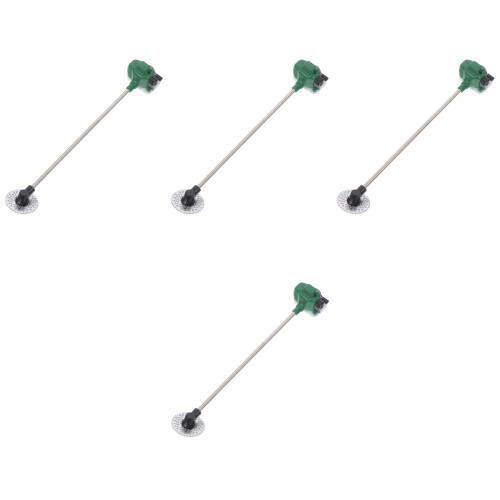 4 Unidades Mini Cortacésped PVC Decoración 2