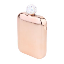 Mini Weinfläschchen Aus In Roségold Mit Strassbesatz