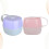2Stk Baby Schnullerboxen -Percha (Lila + Rosa) 7