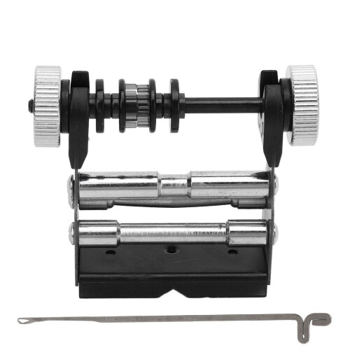 Archery Bowstring Serving Thread Jig Silicone Metal for Traditional, Recurve, Compound Bow Black 1