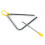 Compact 4 Inch Hand Percussion Triangle for Schools & Band Performances 6