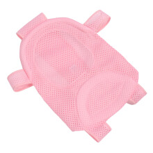 Rosa universell abnehmbare Badewannen-Sling aus Netz-Luftmesh