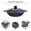 Iron Casserole Burn-Resistant Non-Stick Home Cooking Supply 9