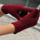 Women Touch Screen Warm Schnallen Rot 5