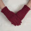 Women Touch Screen Warm Schnallen Rot 4