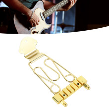 Bass-Saitenhalter der Brücke 6-saitig Zinklegierung Gold